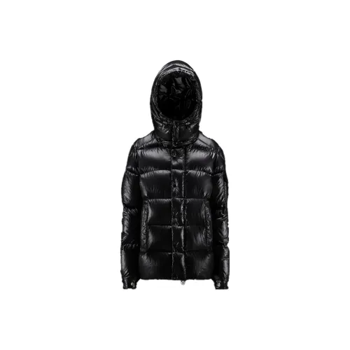 Moncler Women's Maya 70th Anniversary Special Edition Short Down Jacket Black