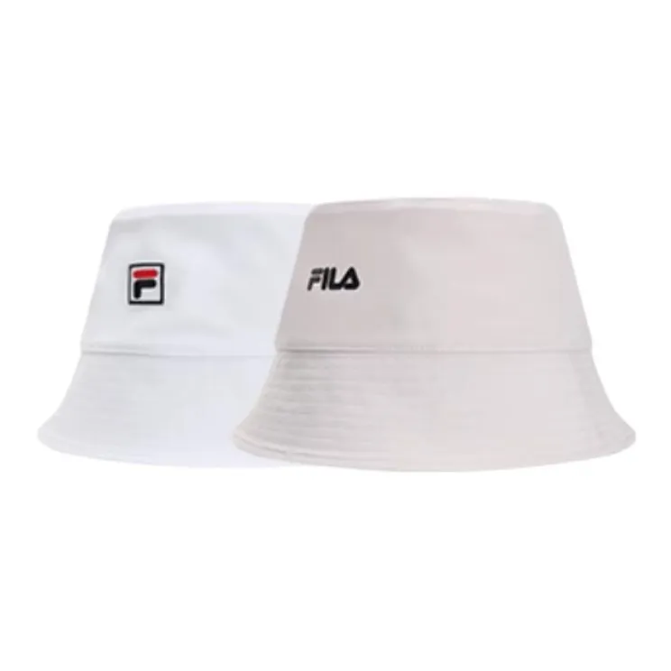 FILA Polyester Bucket Hats Unisex Standard White-6