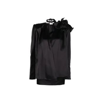 Magda Butrym Classic Shirred Flower Blouse