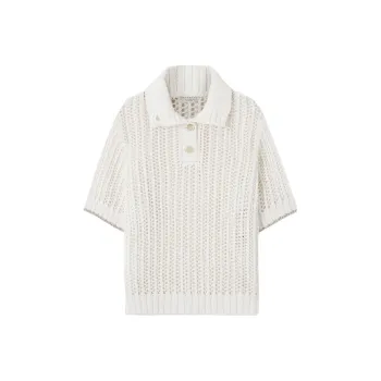 Brunello Cucinelli Polo Shirt Women's White