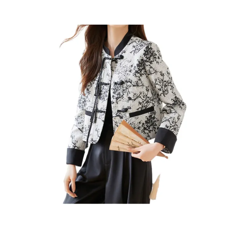 Mo Han Yi Mei Jacket Women's Light Silver Gray-0