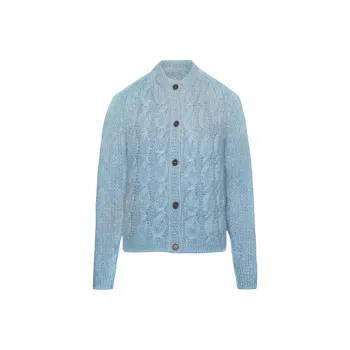 Maison Margiela Buttoned Crewneck Long Sleeved Cardigan