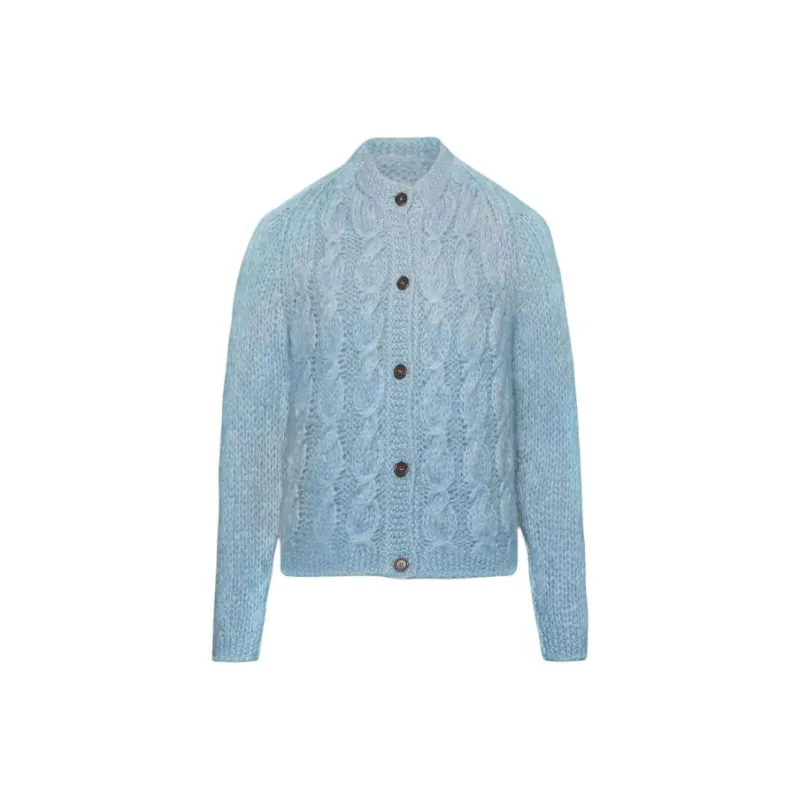 Maison Margiela Buttoned Crewneck Long Sleeved Cardigan-0