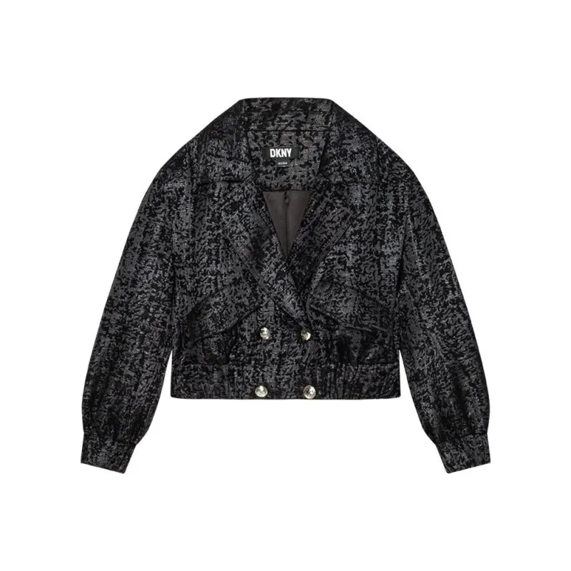 DKNY Jackets & Coats Women's Navy Blue Multicolor-0