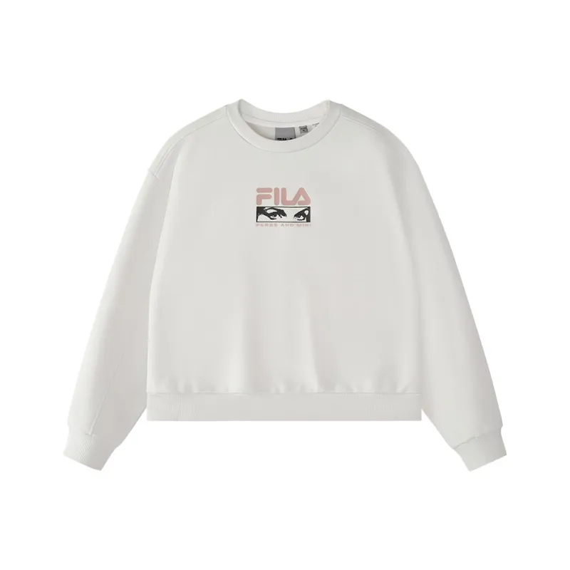 FILA FUSION x P.A.M. Sweatshirt Women's White Sand Gray-0