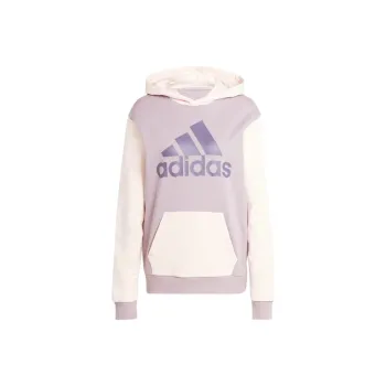 Adidas Essentials Logo Boyfriend Fleece Hoodie Sweatshirt Women's Purple