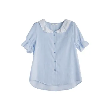 Tonlion Shirt Women's Light Blue