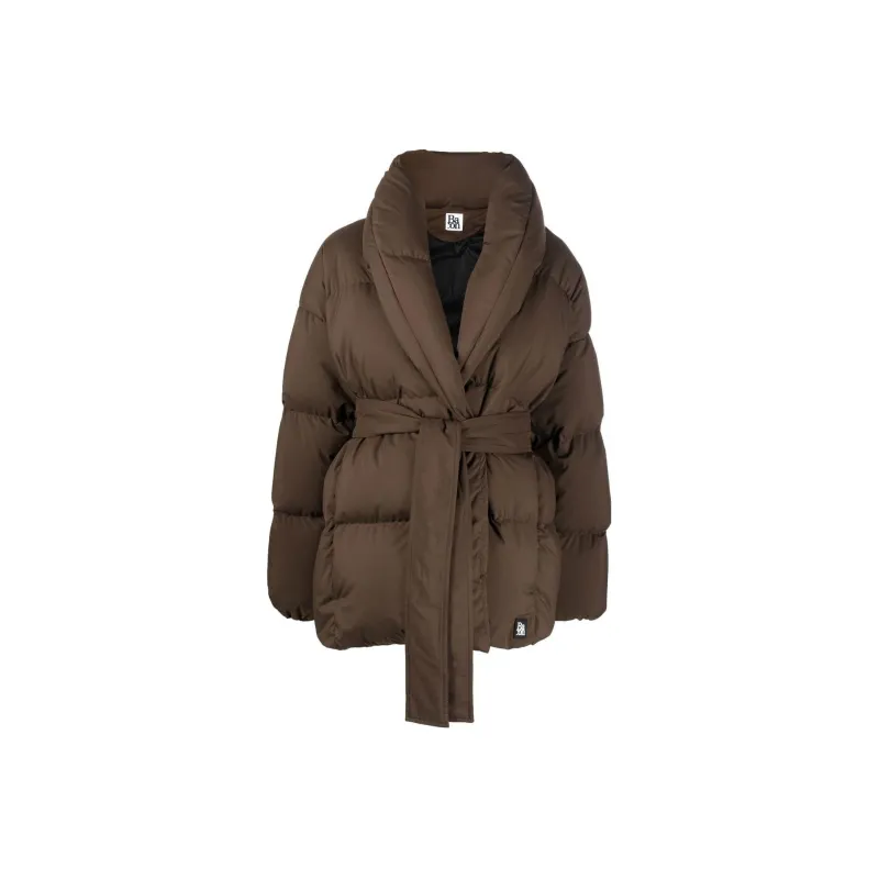 Bacon Belted Quilted Coat-0