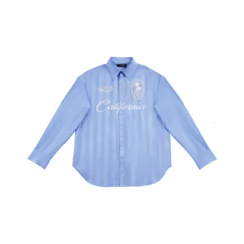 Ed Hardy SS25 Shirt Women's Baby Blue