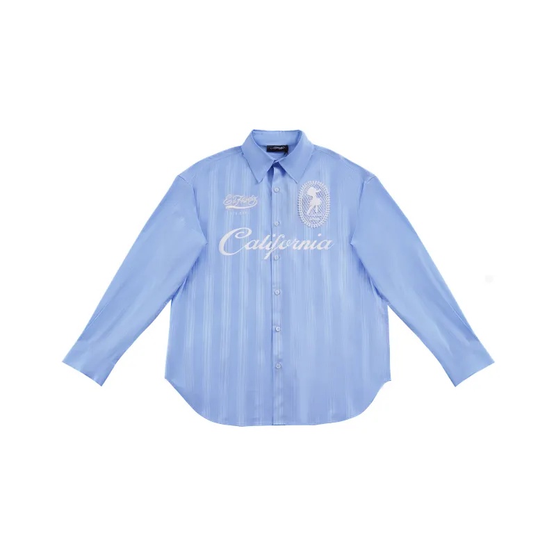 Ed Hardy SS25 Shirt Women's Baby Blue-0