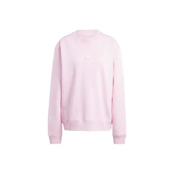 Adidas Embroidered French Terry Sweatshirt Clear Pink