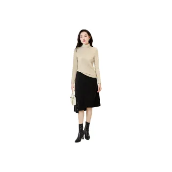 SMEN T Shirts Women's Apricot