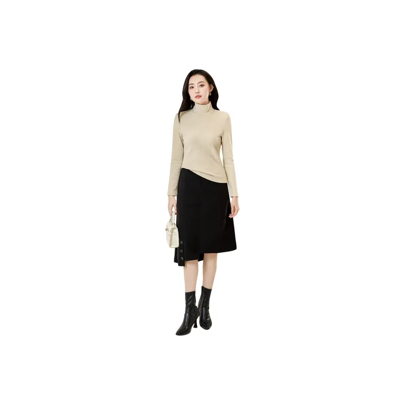 SMEN T Shirts Women's Apricot-0