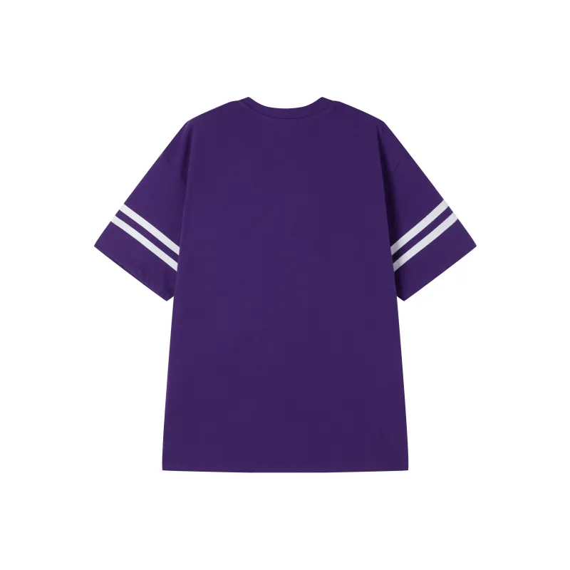 Mitchell & Ness Drop Shoulder Sleeve T Shirt Women's Purple-1