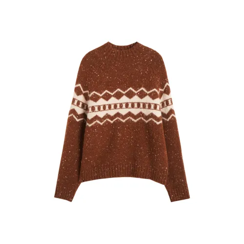 Olrain Knitwear Women's Coffee