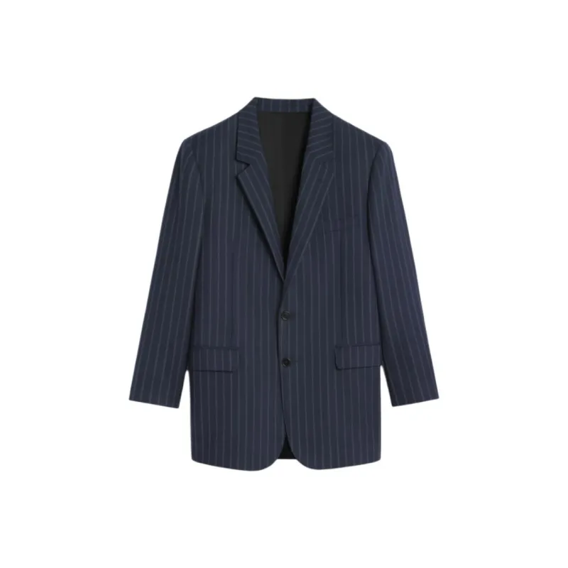 CELINE Bnf Blazer In Striped Wool-0