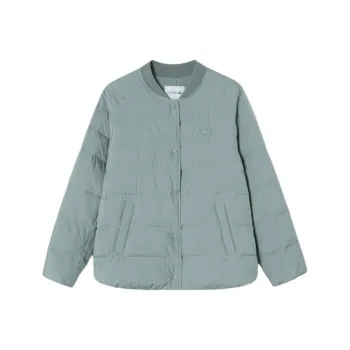 LACOSTE Down Jacket Women's Light Green