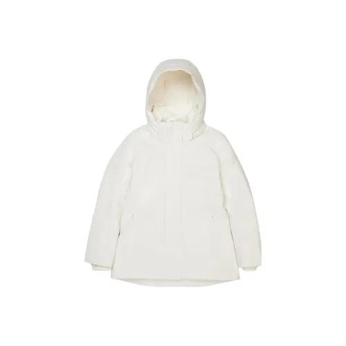 LI NING 1990 Commuter Series Down Jackets Women's Ecru