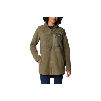 Columbia Lodge Sherpa Jacket Women's Stone Green