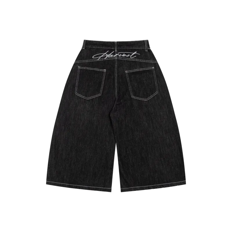 JASONWOOD Denim Shorts Unisex Black-1