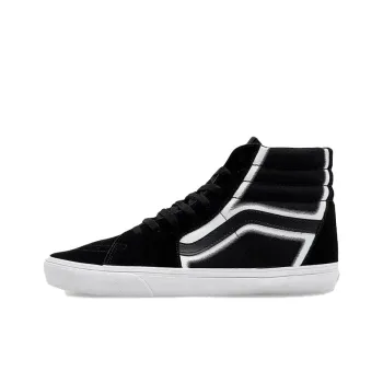 Vans Sk8 Hi Anti Slip Wear Resistant Mid Top Skateboard Shoes Men's Black