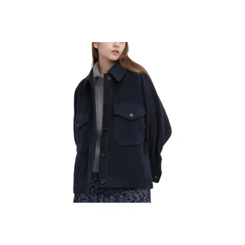 UNIQLO x Clare Waight Keller FW23 Jackets Coats Women's Navy Blue