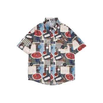 YUZHAOLIN Shirts Unisex Brown