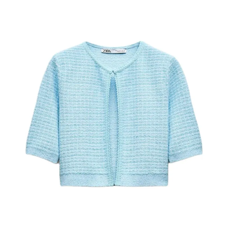 ZARA Jackets & Coats Women's Blue-0