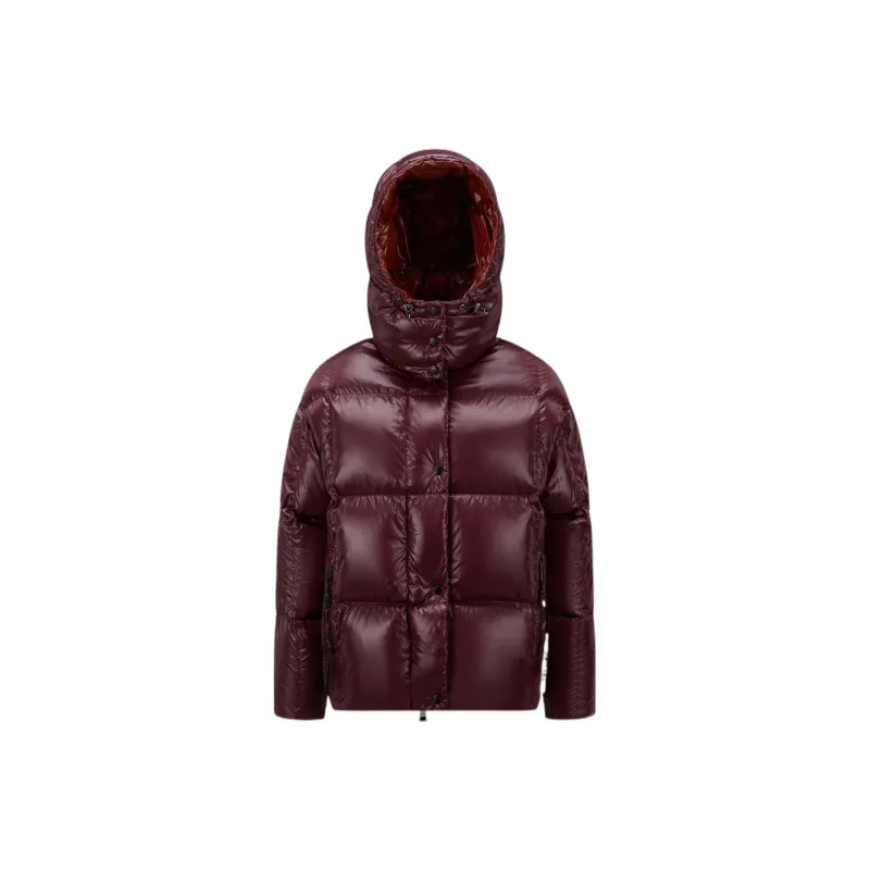 Moncler Down Jacket Women's Burgundy-0