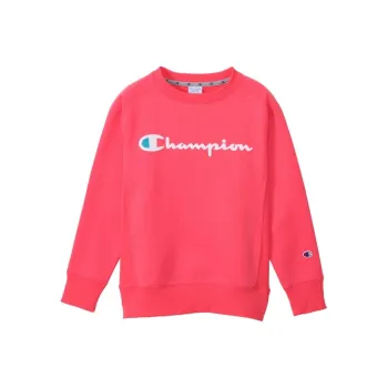Champion Script Full Chest Logo Crewneck Sweatshirt 'Red'