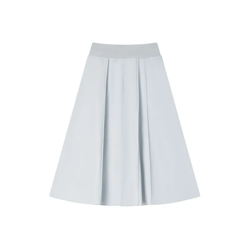 FILA EMERALD Casual Long Skirt Women's Earth Gray-1