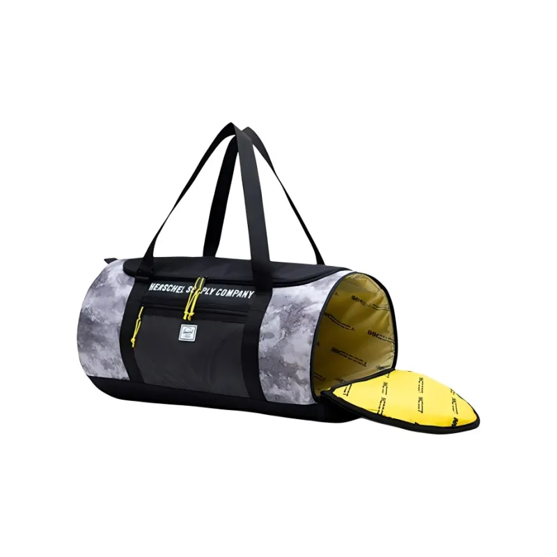 Herschel Innersect Collaboration Travel Bag Handbag Unisex Gray/Suttonc Black-2