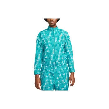 Nike Serena Williams Design Jackets Coats Women's Bright Pine/Metal Gold