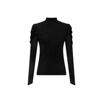 DVF Diane Von Furstenberg T-Shirt Women's Obsidian Black