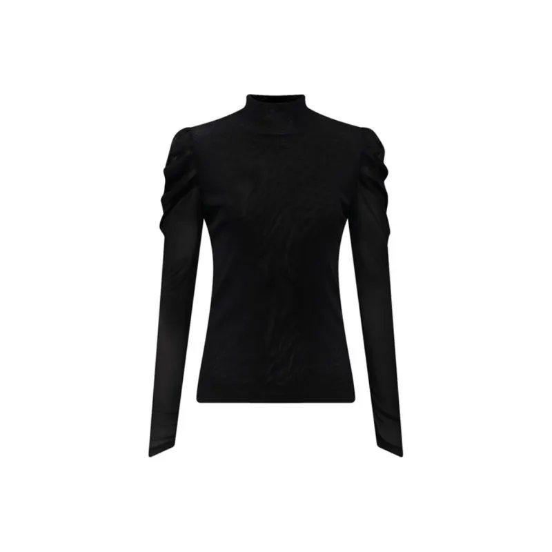 DVF Diane Von Furstenberg T-Shirt Women's Obsidian Black-0