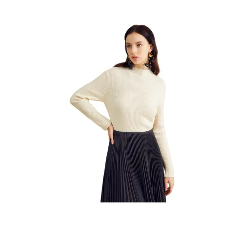 Yiner Knitwear Women's Beige
