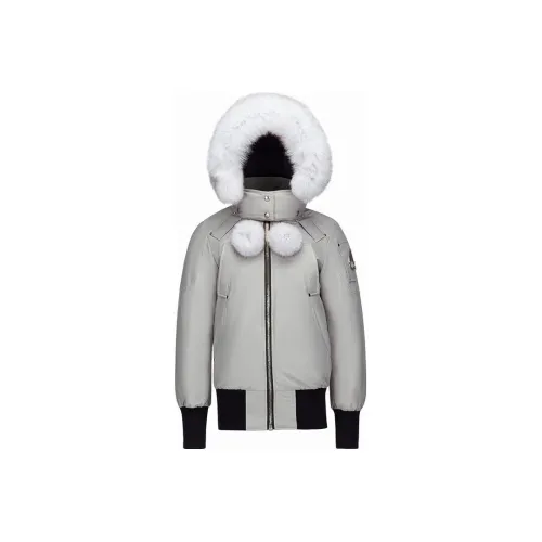 Moose Knuckles Down Jackets Women's Light Gray