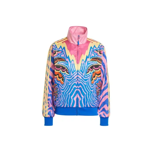 Adidas Originals x FARM RIO HOODIES Jackets Coats Women's Pink