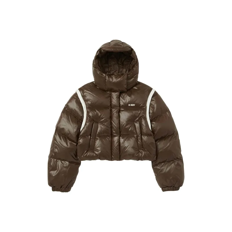 Nerdy Down Jackets Women's Brown-0