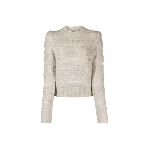 ISABEL MARANT ETOILE SS24 Cashmere Sweater Women's Light Gray