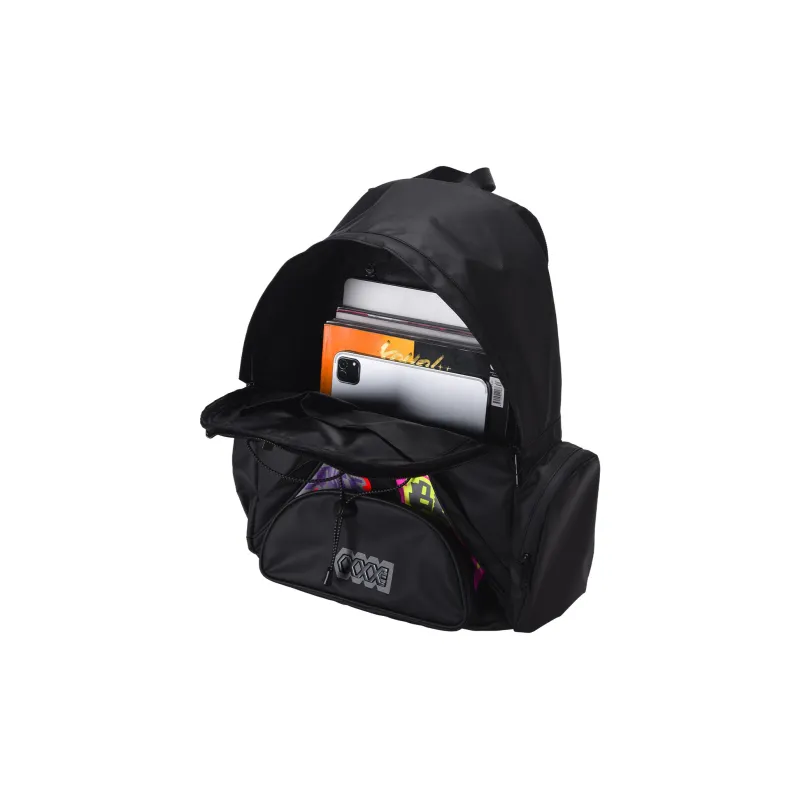 COEXISTENCE Polyester Backpack Unisex Black-3