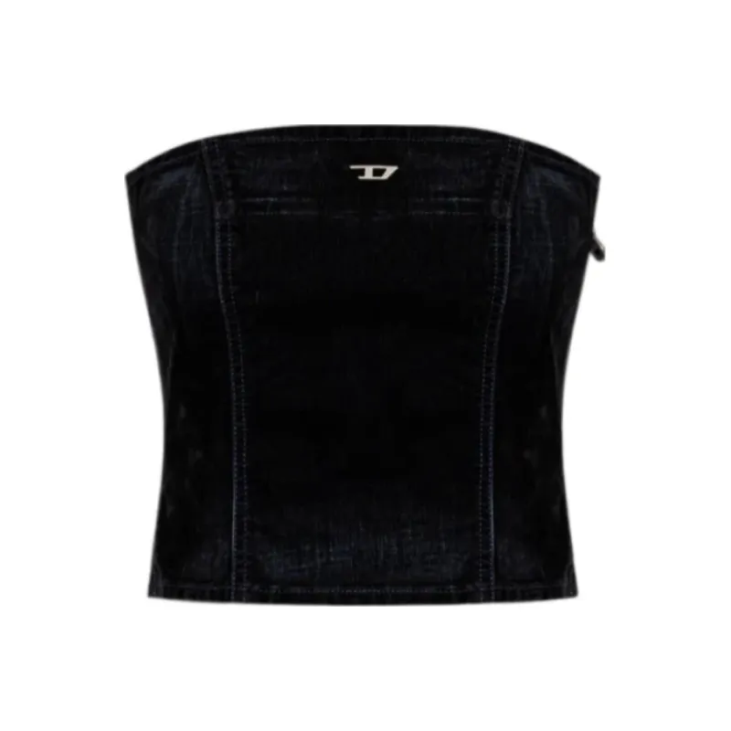 DIESEL Strapless Top Women's Dark Blue-0