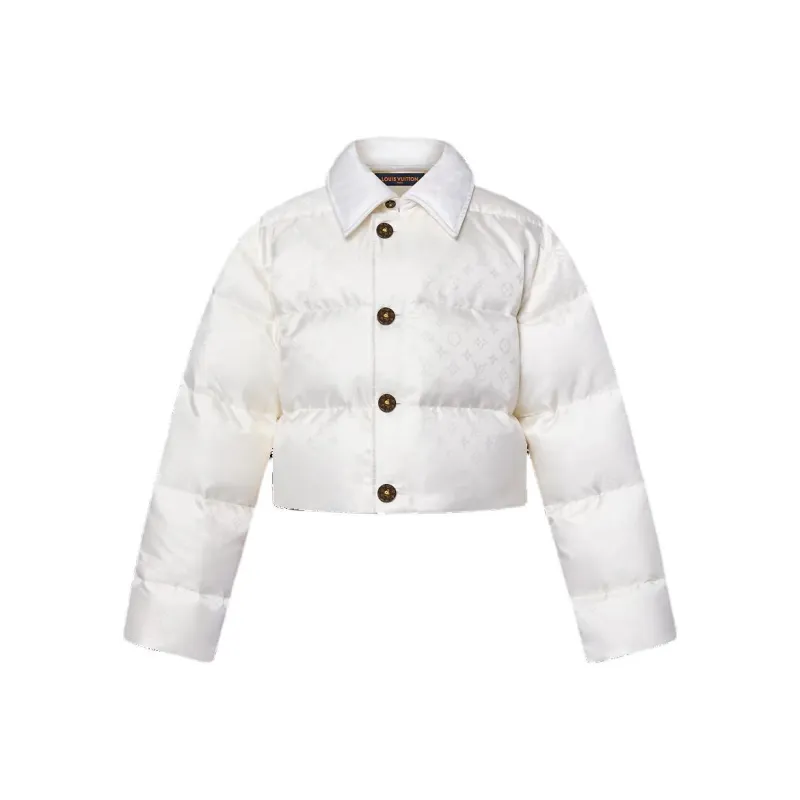LOUIS VUITTON 1AFUIK Cropped Monogram Puffer Jacket-0