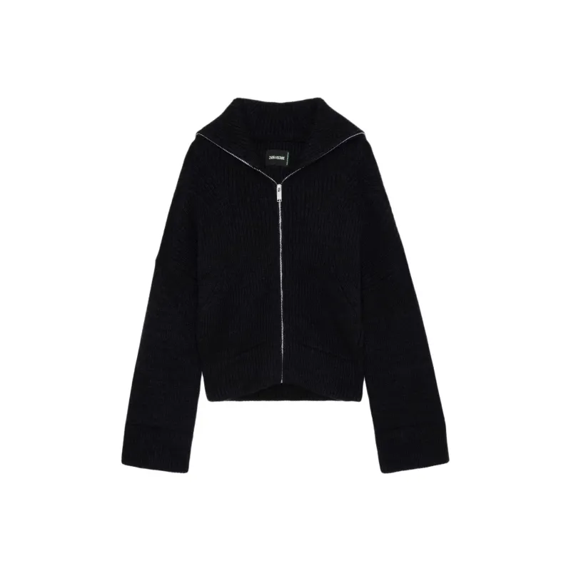 Zadig & Voltaire Merino cashmere Knitted Cardigan-0