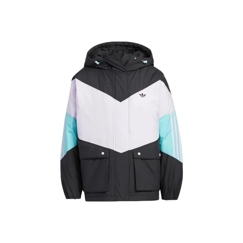 Adidas Originals CLR BLOCK DOWN Jacket Women's Black-0