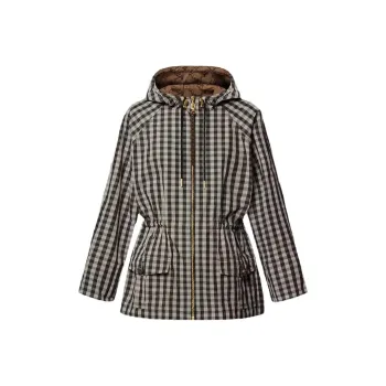 LOUIS VUITTON Check Hooded Parka