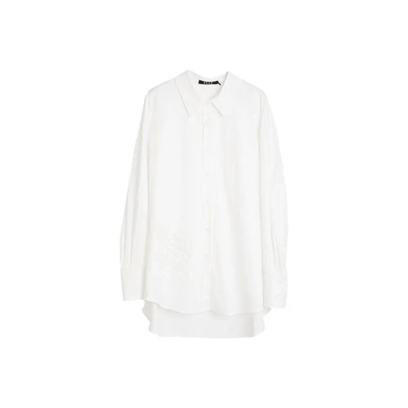 ELLE Shirts Women's White-0