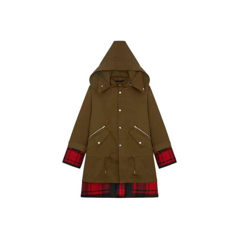 Maje Jackets Coats Women's Khaki-0