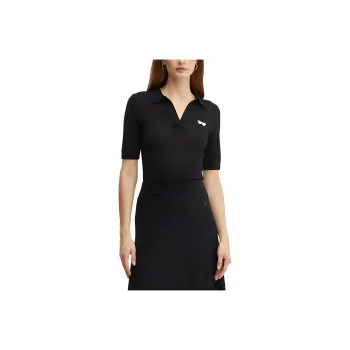 KARL LAGERFELD Polo Shirt Women's Black