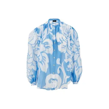 ETRO Pleat Detailed Printed Blouse